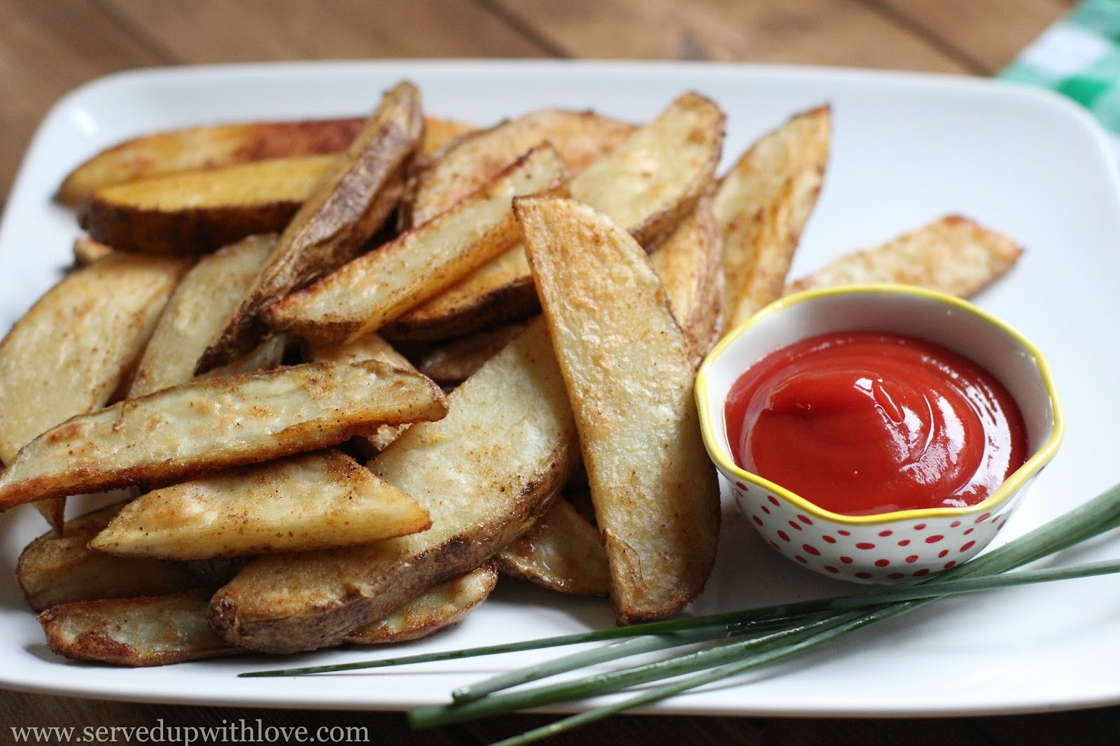 Baked Chili Fries Served Up With Love