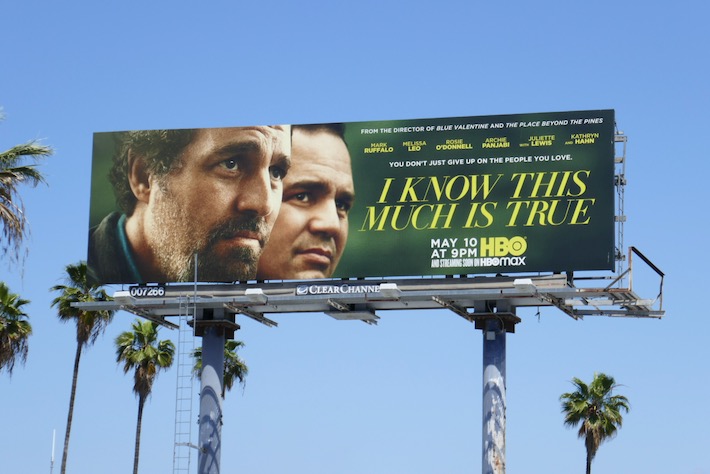 I Know This Much Is True HBO series billboard Sunset Boulevard I Know This Much Is True HBO series billboard