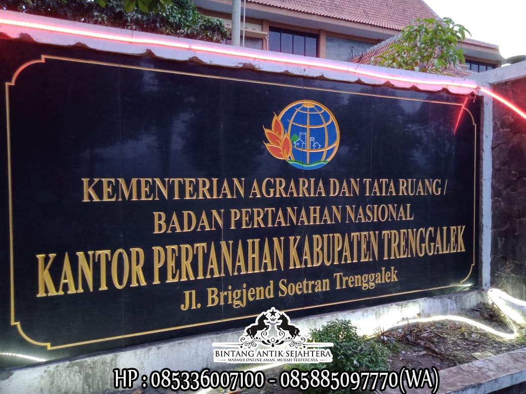 Papan Nama Kantor, Papan Nama Grafir, Prasasti Papan Nama Granit