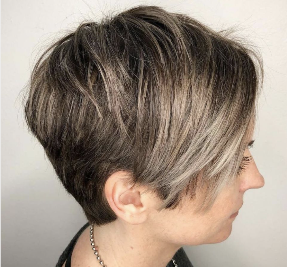 short pixie haircuts front and back view
