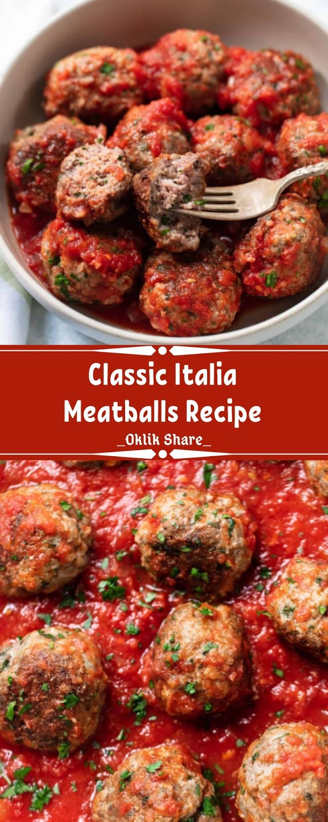 Classic Italia Meatballs Recipe