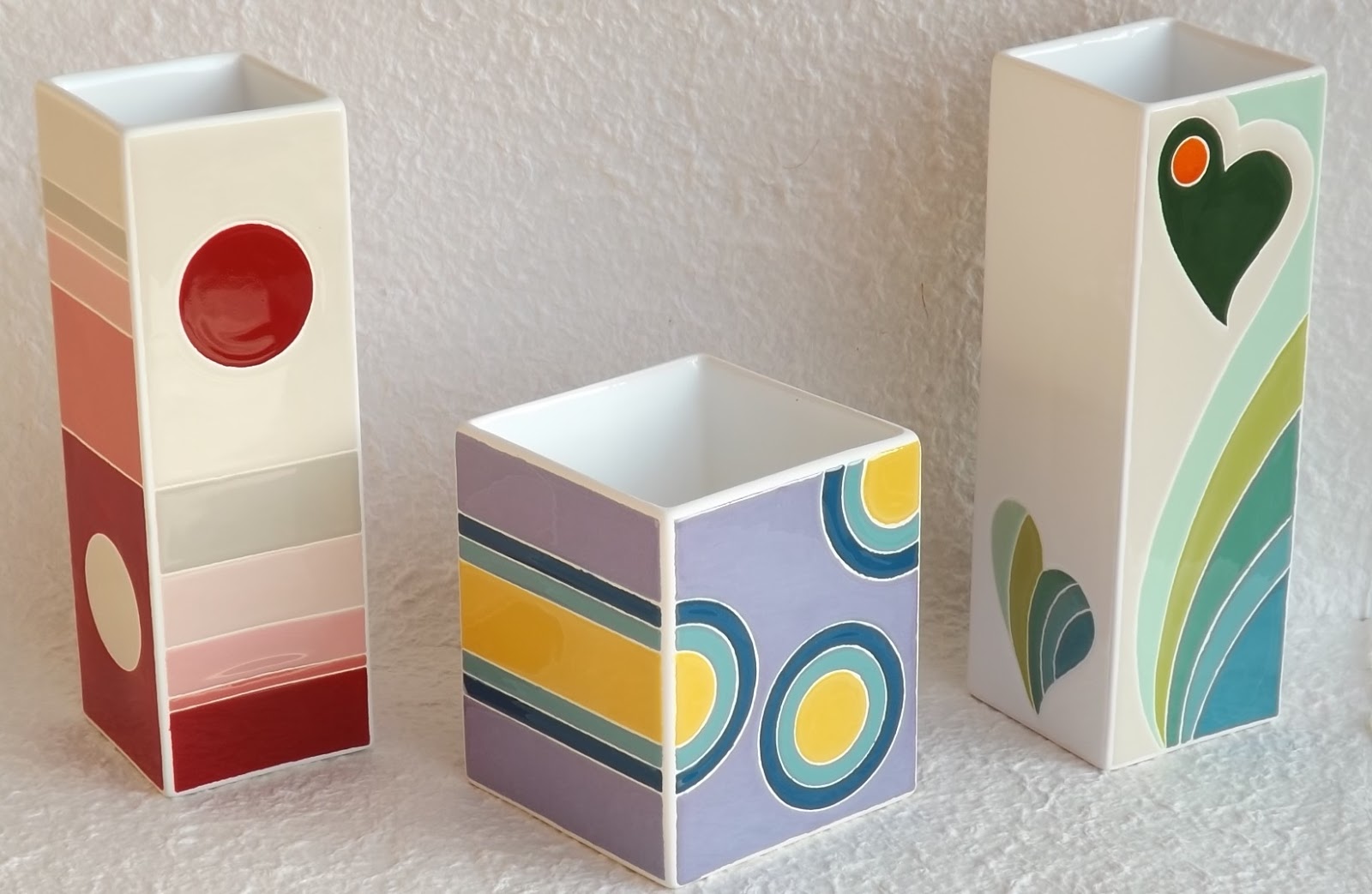 Flature Vasi In Ceramica Con Scanalature, Decorazione Moderna Per Erba Della Pampa, Decorazione - 10