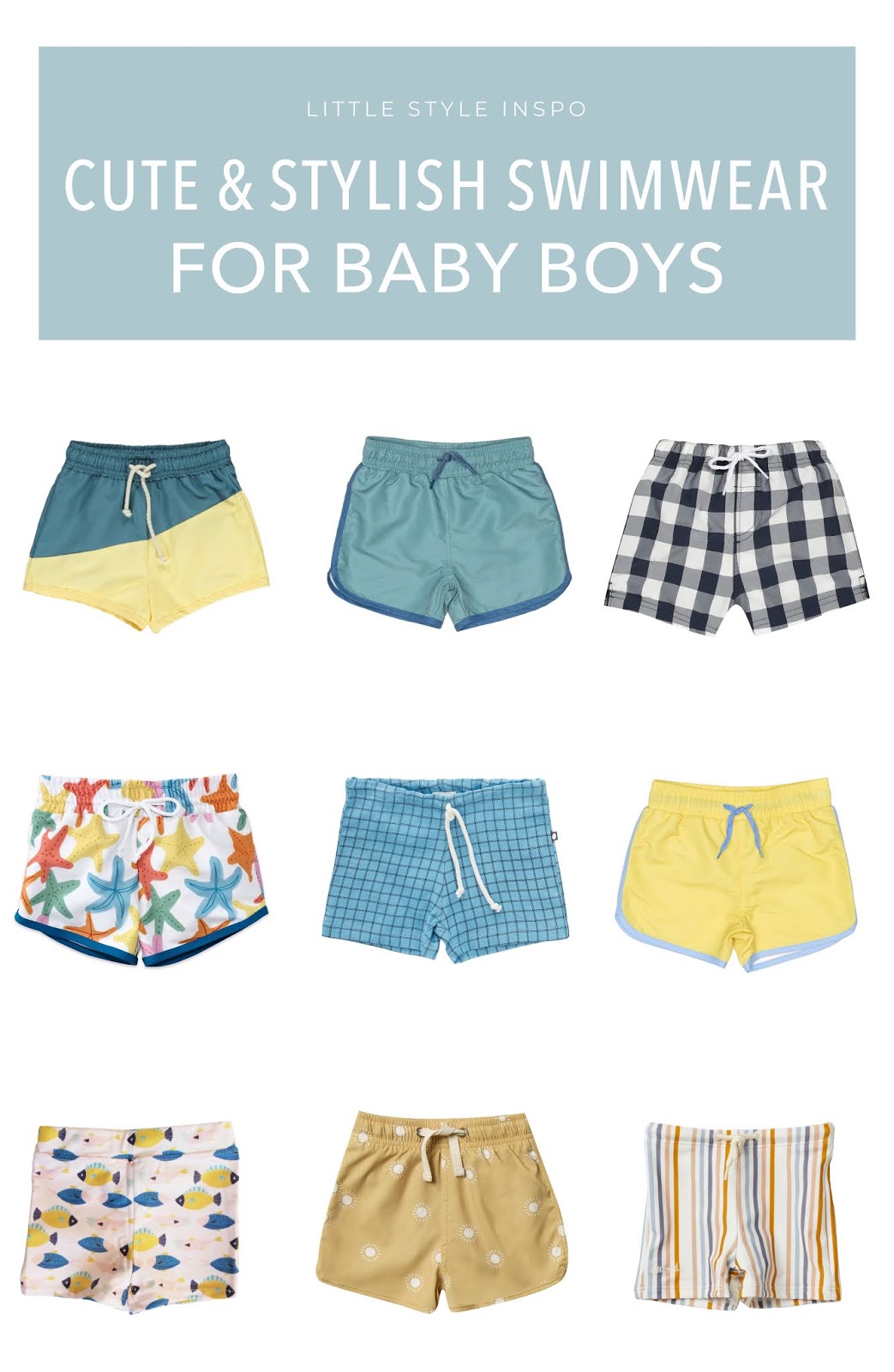 Cute and Stylish Swimwear for Kids Little Style Inspo