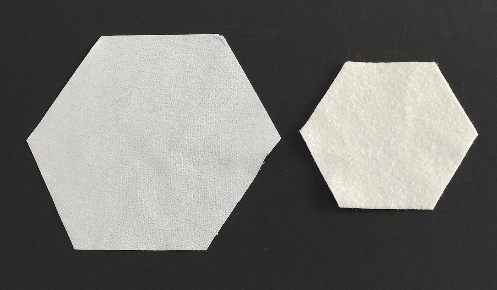 The Life of Riley Quilt as You Go Hexagons A Quick Tutorial