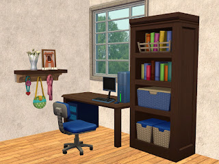 TheNinthWaveSims: The Sims 2 - The Sims 4 Sarah's Scrapbook Shelf for ...