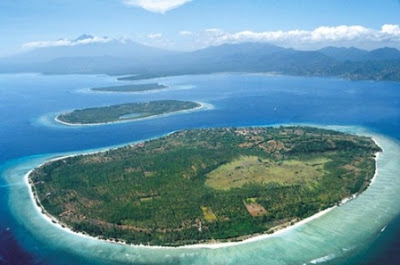 gili trawangan, gili meno, gili air, peta wisata lombok, lokasi wisata, wisata lombok, pulau lombok
