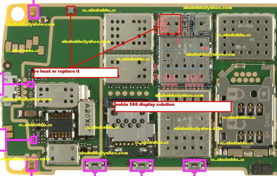 nokia 500 display problem solution phonetolls