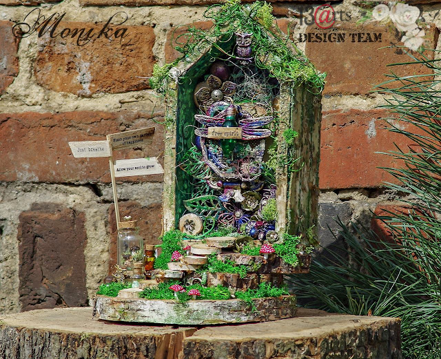 Mixed Media "Dom wróżek" z filmem video/ Mixed Media "Fairy house" with a video tutorial