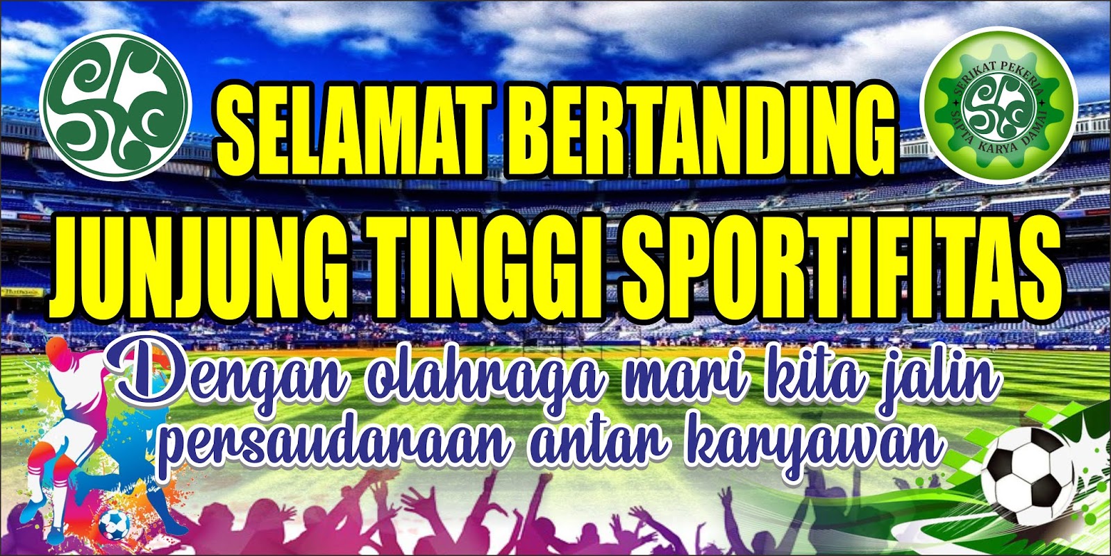 Banner Selamat Bertanding