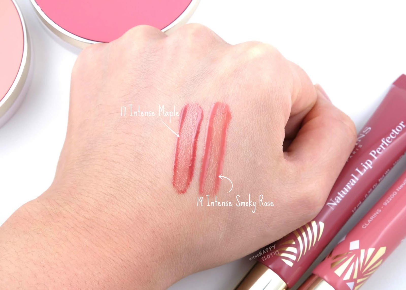 Clarins | Fall 2019 Natural Lip Perfector in "17 Intense Maple" & "19 Intense Smoky Rose": Review and Swatches