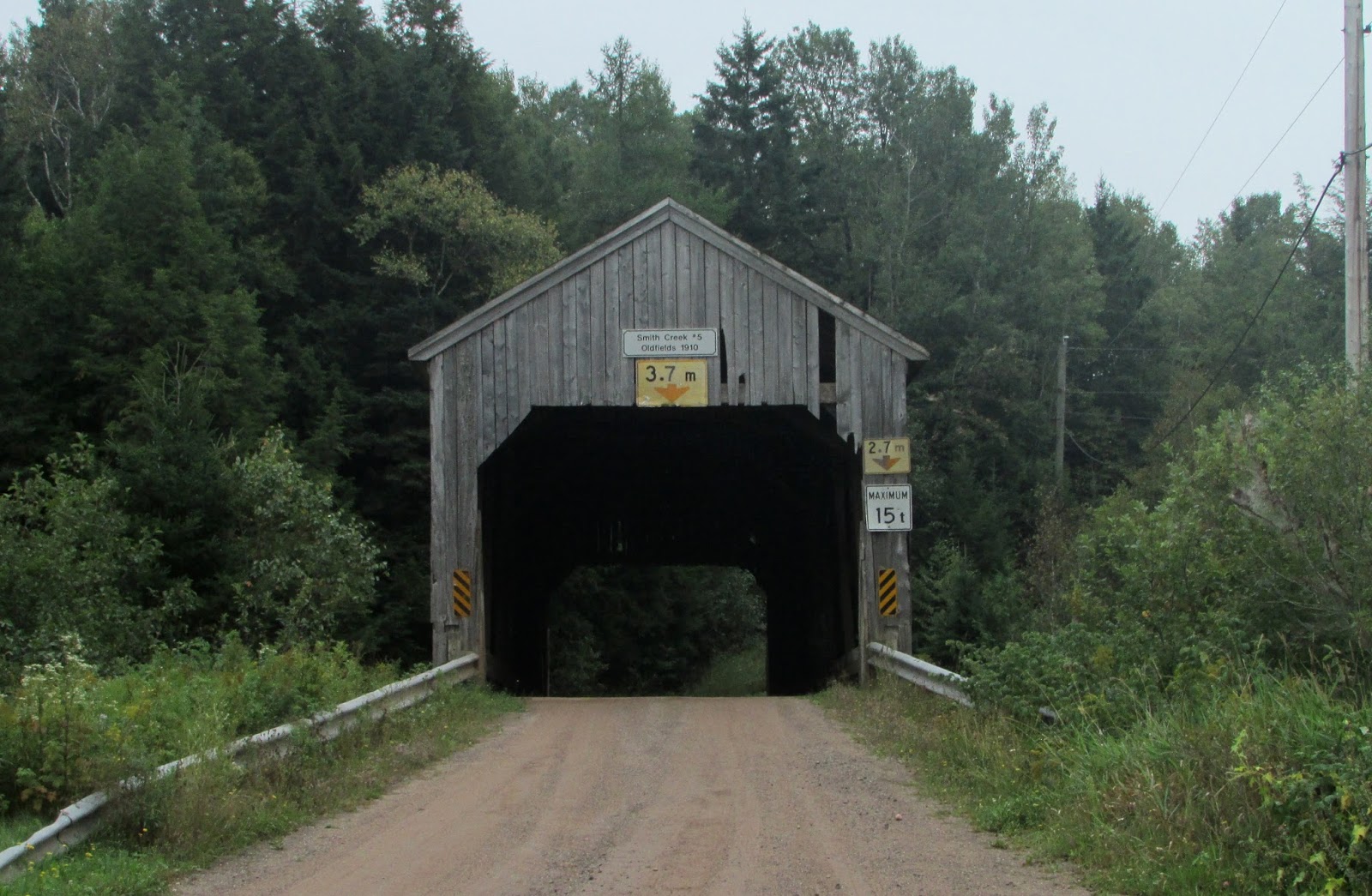 New Brunswick's Covered Bridges Smith Creek No.5 (Oldfields)