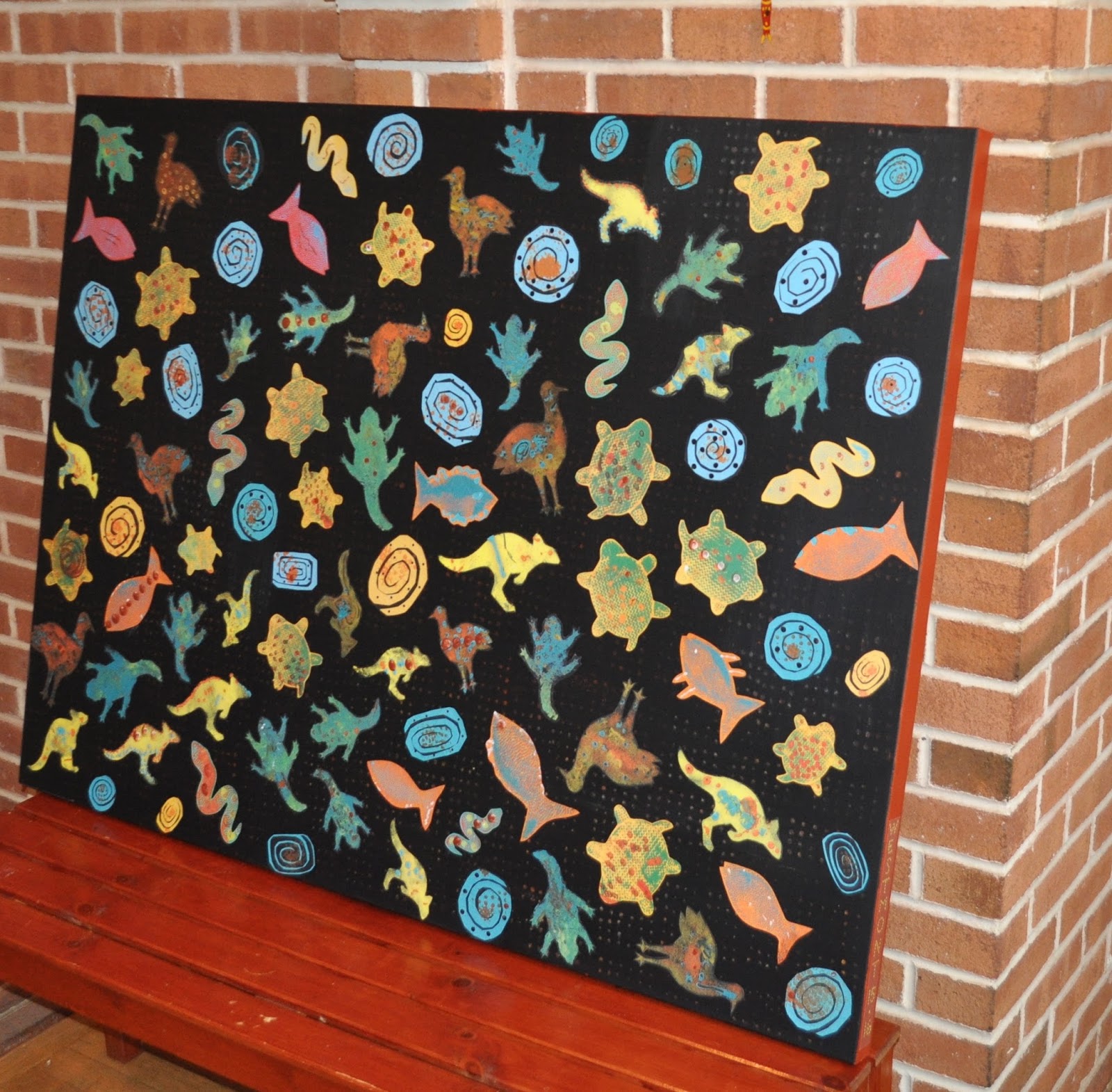 Art with Kids Collaborative Art for Auction Fundraiser