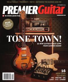 Premier Guitar - September 2015 | ISSN 1945-0788 | TRUE PDF | Mensile | Professionisti | Musica | Chitarra
Premier Guitar is an American multimedia guitar company devoted to guitarists. Founded in 2007, it is based in Marion, Iowa, and has an editorial staff composed of experienced musicians. Content includes instructional material, guitar gear reviews, and guitar news. The magazine  includes multimedia such as instructional videos and podcasts. The magazine also has a service, where guitarists can search for, buy, and sell guitar equipment.
Premier Guitar is the most read magazine on this topic worldwide.