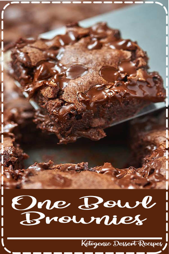 One Bowl Brownies. The perfect fudge-y, chocolatey, gooey, thick brownies you’ll ever taste. Plus, you only need one bowl to make them! Made with cocoa powder, oil, and semi sweet chocolate chips! showmetheyummy.com #brownies #chocolate