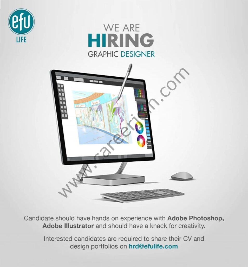 EFU Life Assurance Ltd Jobs Graphic Designer