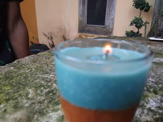 Es lilin unik dari minyak jelantah