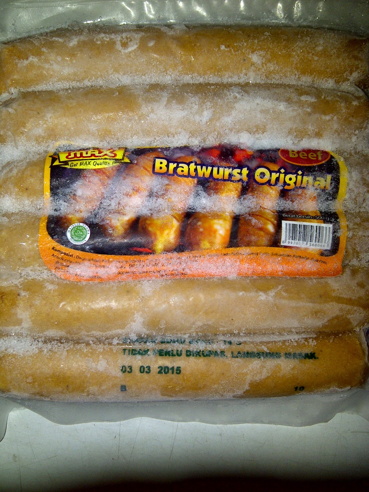Mandiri Frozen Food MANDIRI FROZEN FOOD SOSBAK BRATWURST ORIGINAL