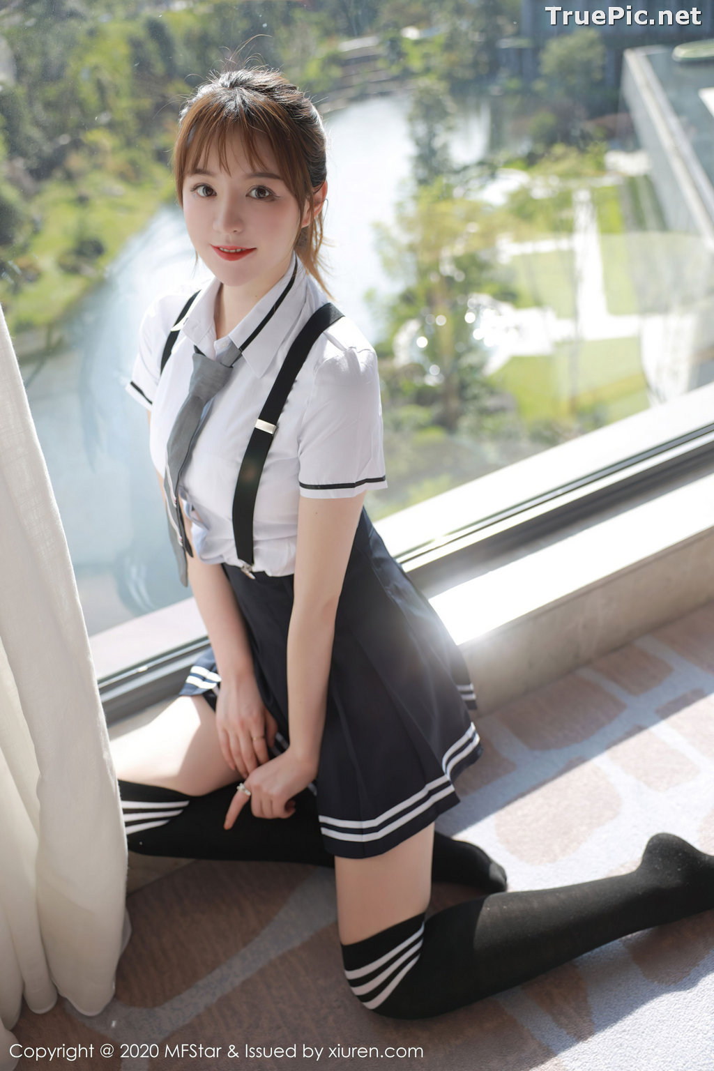 Image MFStar Vol.390 - Chinese Model - yoo优优 - Sexy Student Uniform - TruePic.net - Picture-67