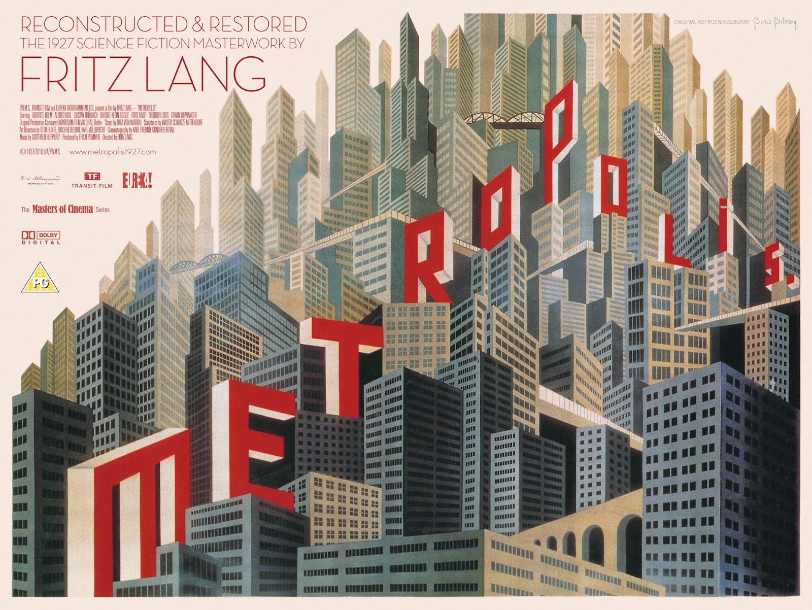 The Geeky Nerfherder Movie Poster Art Metropolis (1927)