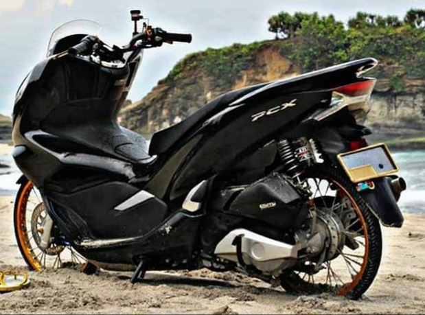 Modifikasi Pcx Warna Hitam Original, Polos, Metalik, Mutiara Doff Dll