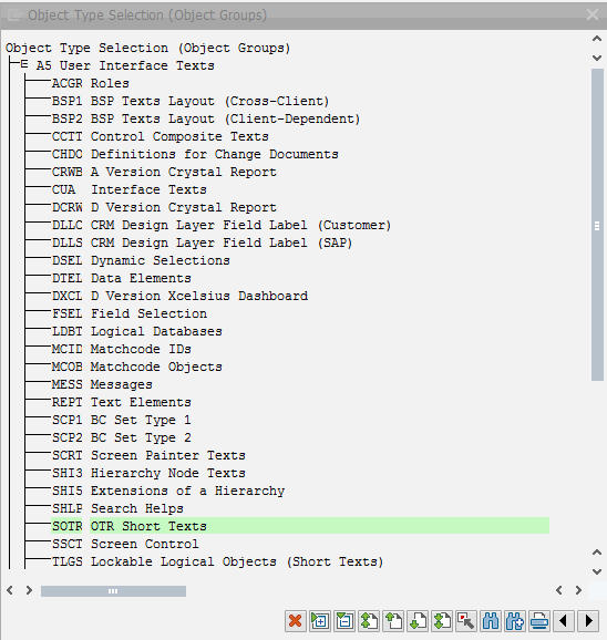 My SAP CRM look up.: Maintain translations using OTR_EDIT and SE63