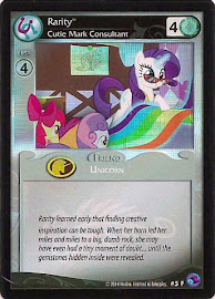 My Little Pony Rarity, Cutie Mark Consultant General Fixed Set CCG Card
