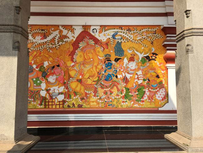 Painting On The Temple Wall Painting On The Temple Wall