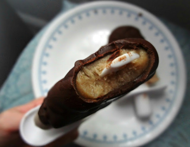 Chocolate Covered Peanut Butter Banana Pops