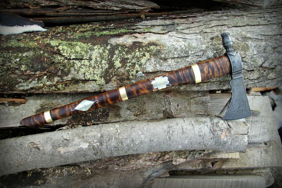 Contemporary Makers Tomahawk by John Logan and Tomahawk Head by