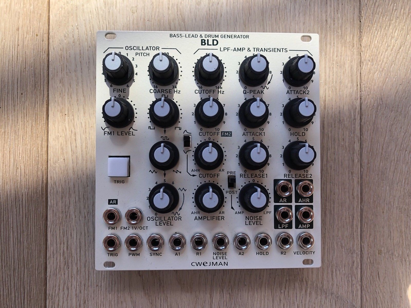 MATRIXSYNTH Cwejman BLD BassLead & Drum Generator Eurorack Synth