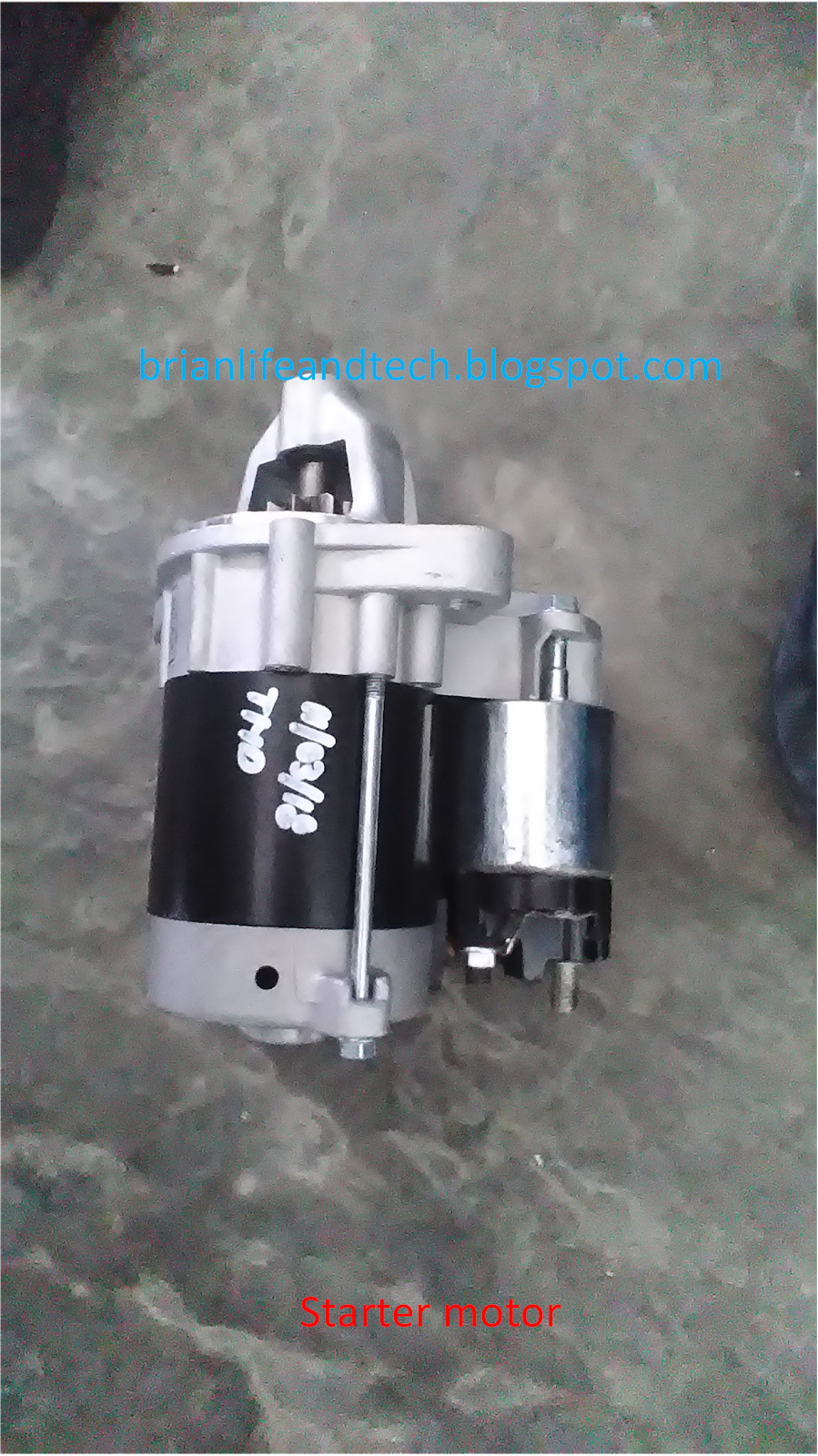 PROTON ISWARA LMST ENGINE STARTER MOTOR REPLACEMENT