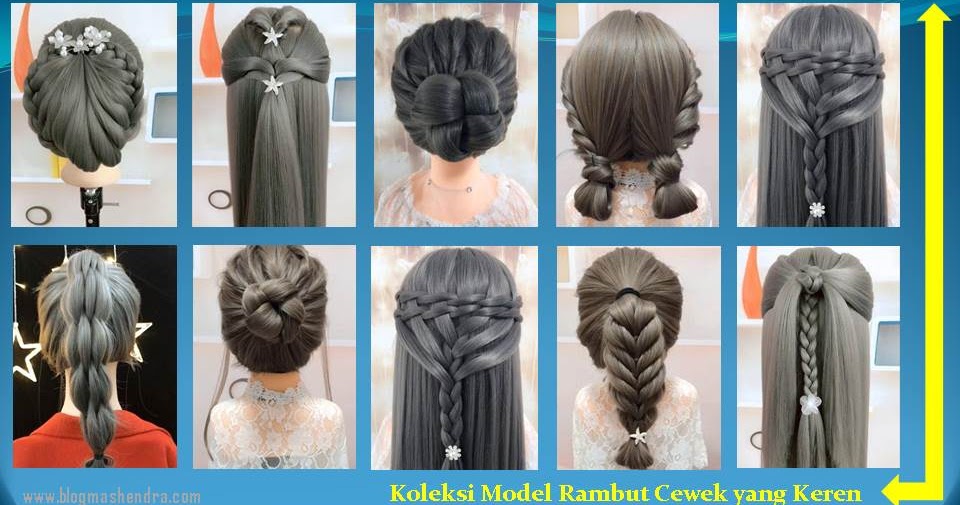Koleksi Model Rambut Cewek yang Keren. Cocok Untuk Kondangan Nih