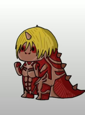 PP Dino Female Titan Annie Attack on Titan Gambar PP Dino Anime Attack on Titan