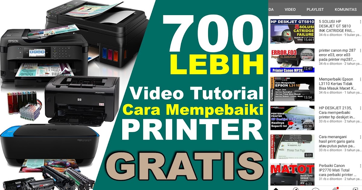 Pelatihan Kursus Teknisi Printer Djavaprint Solution Media New