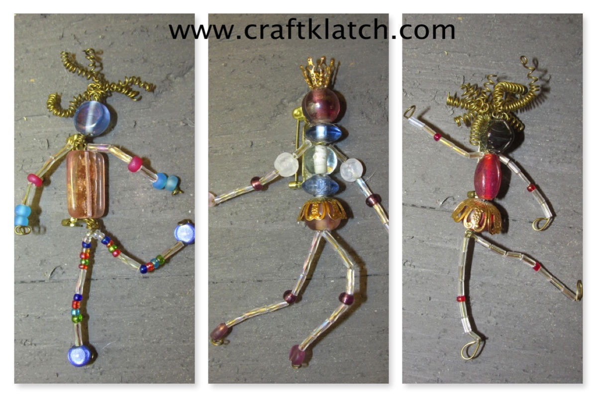 Craft Klatch ® How to Make Bead People Craft Tutorial