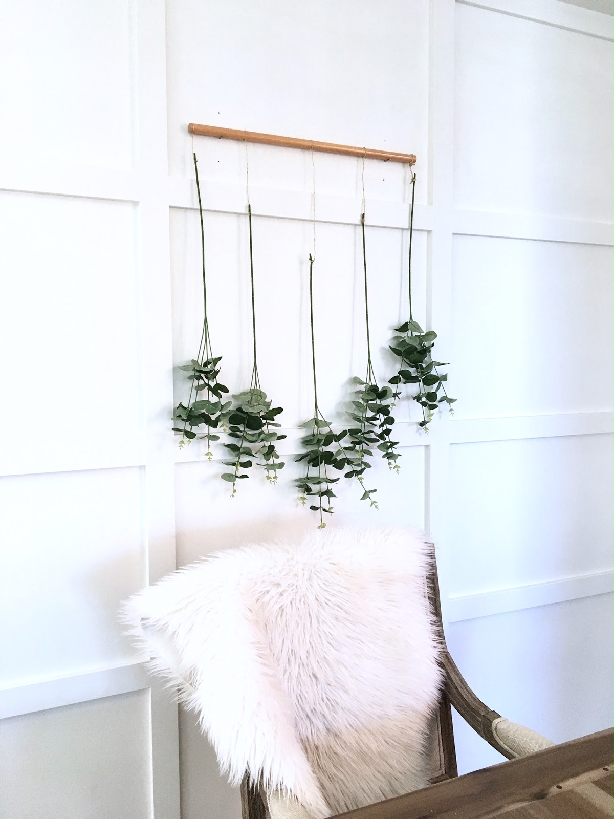 DIY Eucalyptus Wall Hanging Harlow & Thistle