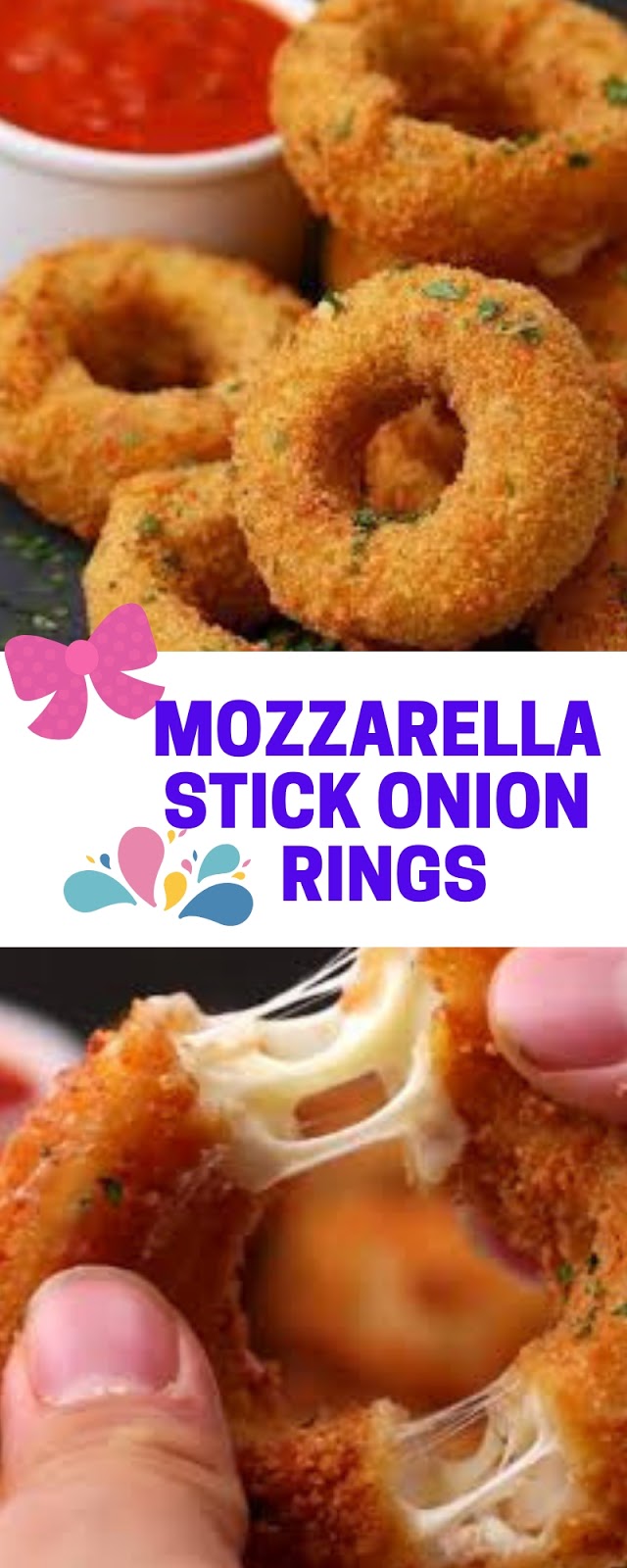 Mozzarella Stick Onion Rings