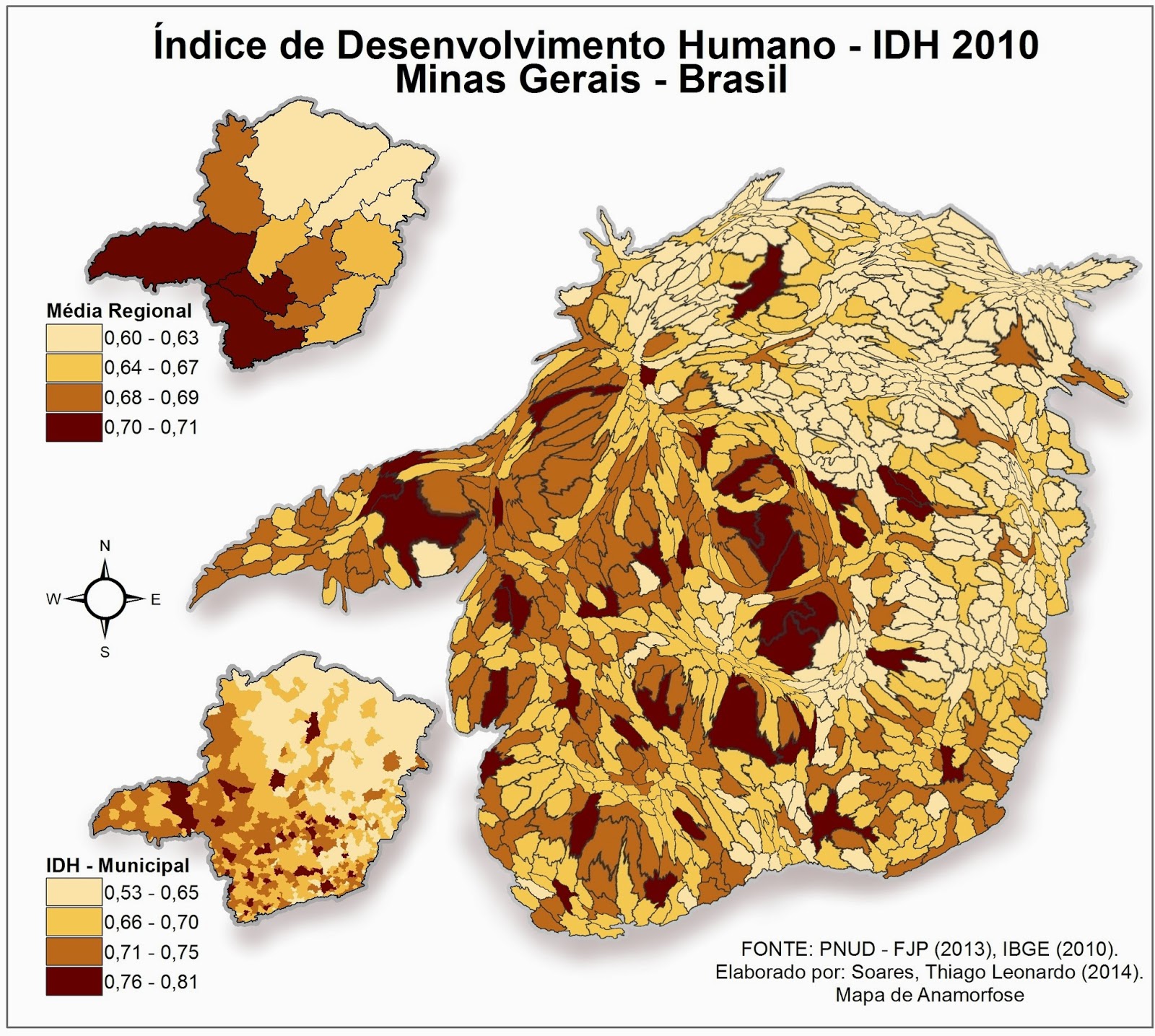 GEOprocessador Mapa de Anamorfose GEOprocessador Mapa de Anamorfose