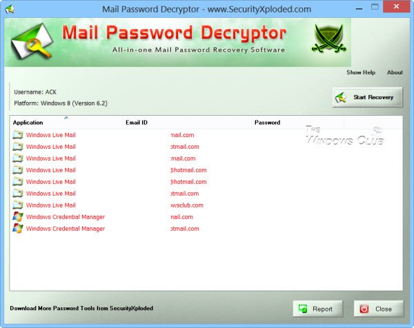 décrypteur de mot de passe mail