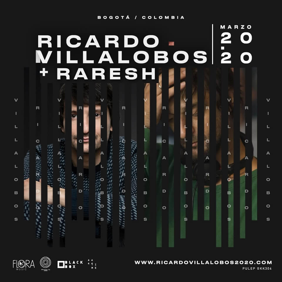 Ricardo Villalobos + RARESH ¡EN VIVO! en Colombia Zona Bogota DC