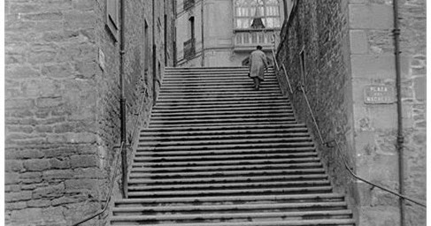 Vitoria en fotos Escaleras de San Bartolomé