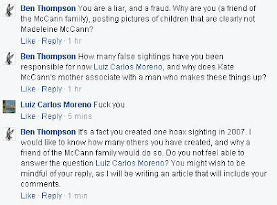 Man responsible for hoax sightings of Madeleine, is a McCann family friend. Luiz%2Bresponds%2Bfuck%2Byou%2Bto%2Bquestioning