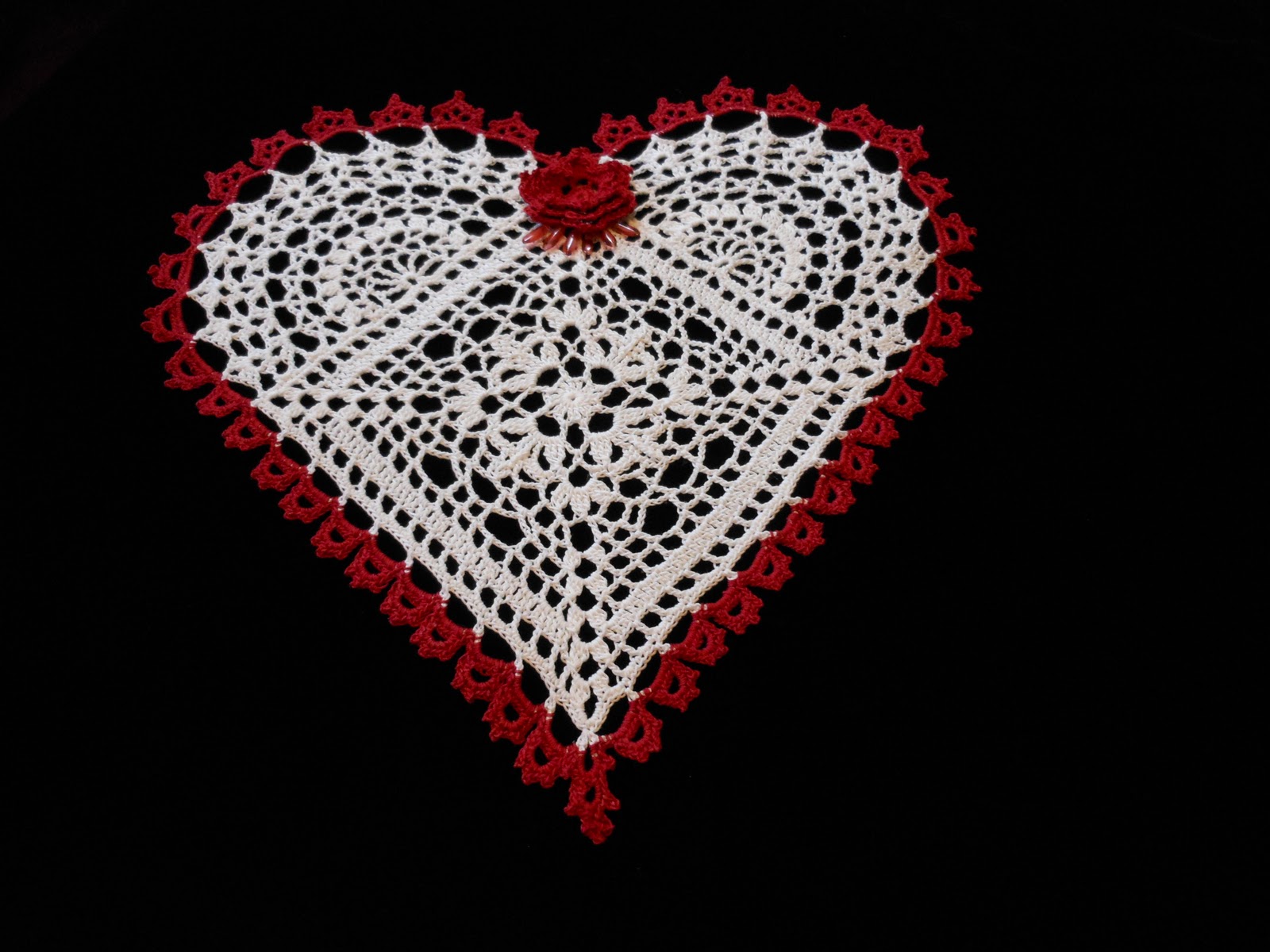 By HOOKS 4U Heart shaped doilies and a Rant!!