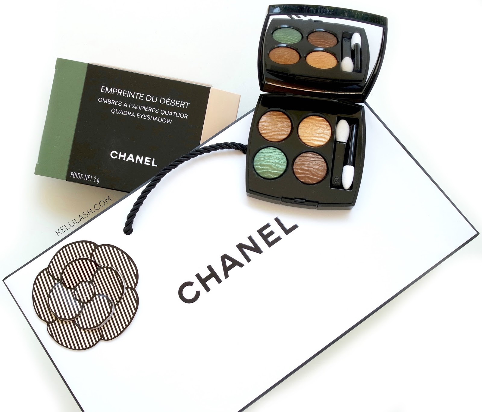 Chanel Empreinte du Desert Summer 2016 Eyeshadow Quad Review