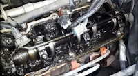 Gambar dalaman enjin yang kotor