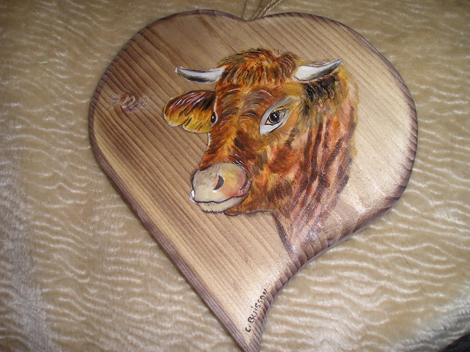 Art Déco Bois Flotté Peinture sur bois Tableau