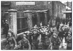 Polish employees Danzig post office captured September 1939 Rare WW2 Image