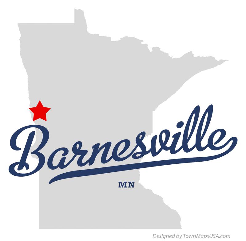 Map Of Barnesville Mn 