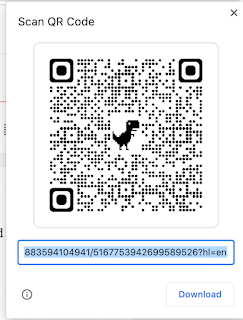 Chrome tips for teachers- share pages with a QR Code