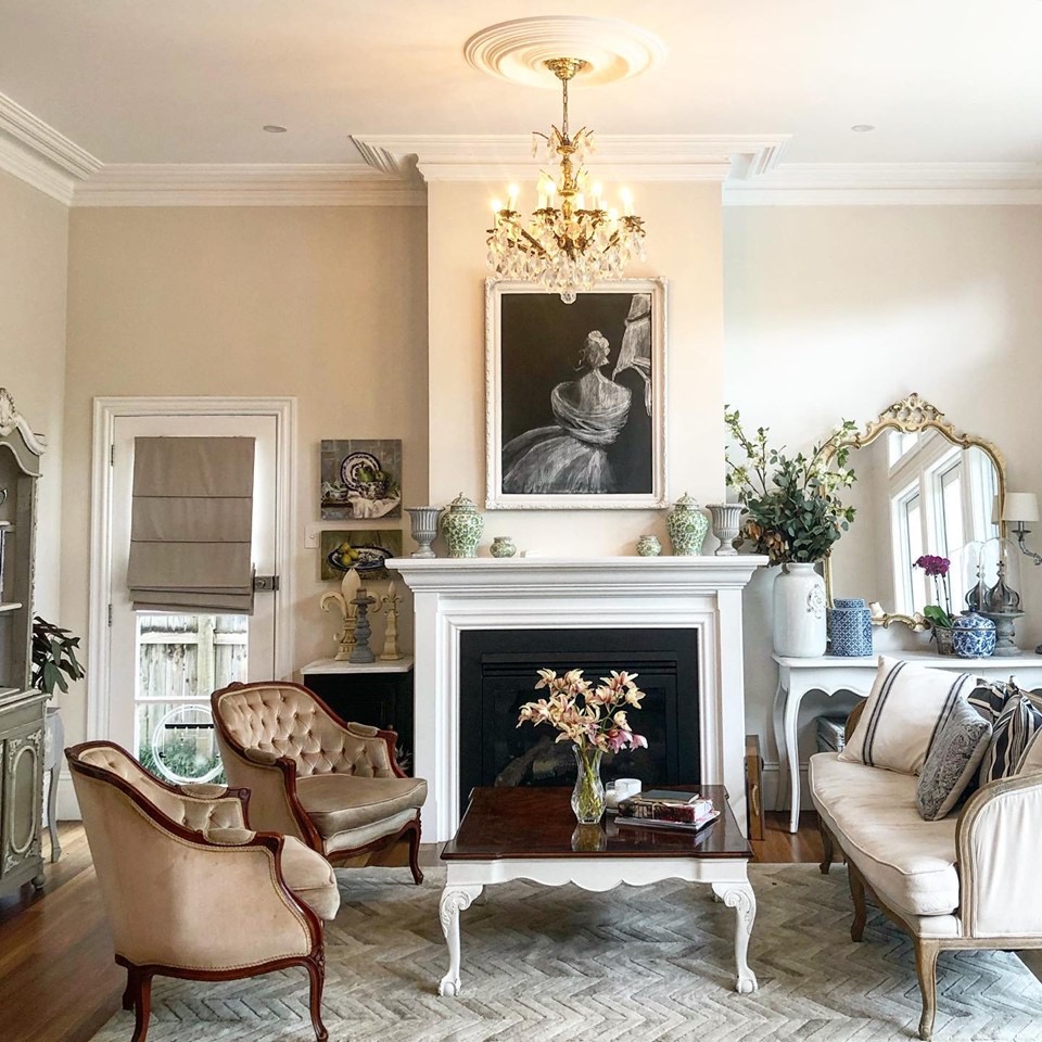 Lilyfield Life How to use Rub n Buff to paint furniture gold